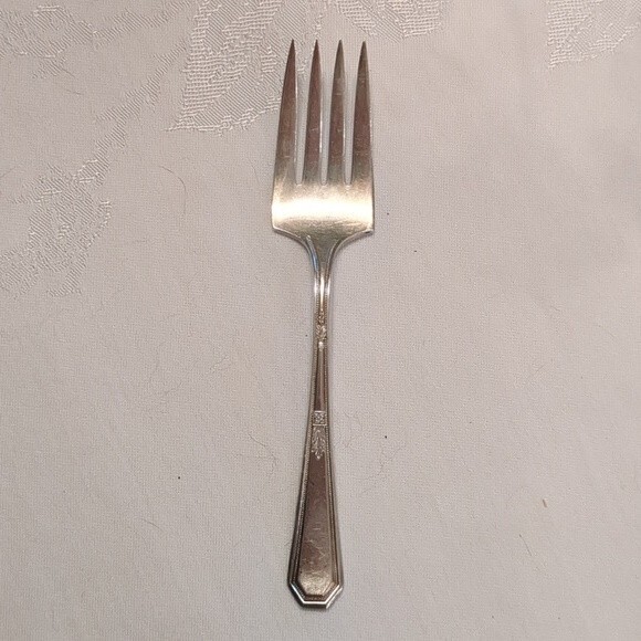 Wm Rogers & Son AA Silverplate 6 salad or dessert forks Mayfair 1923 - Picture 7 of 14